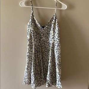 Forever 21 Sunflower Surplice Neck Dress